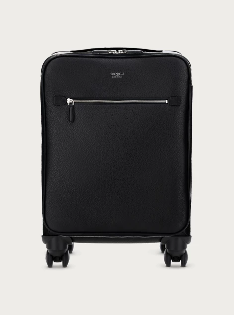 Tumbled calfskin trolley