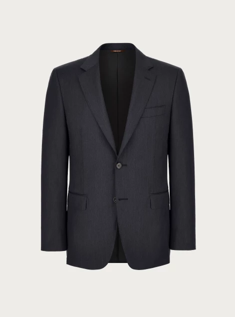 Charcoal grey pure 150's wool blazer - Exclusive