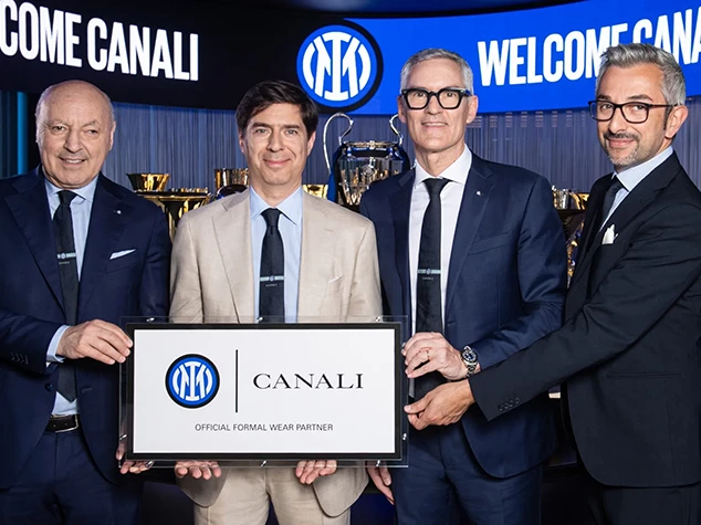 Canali is The Official Formal Wear Partner of FC Internazionale Milano