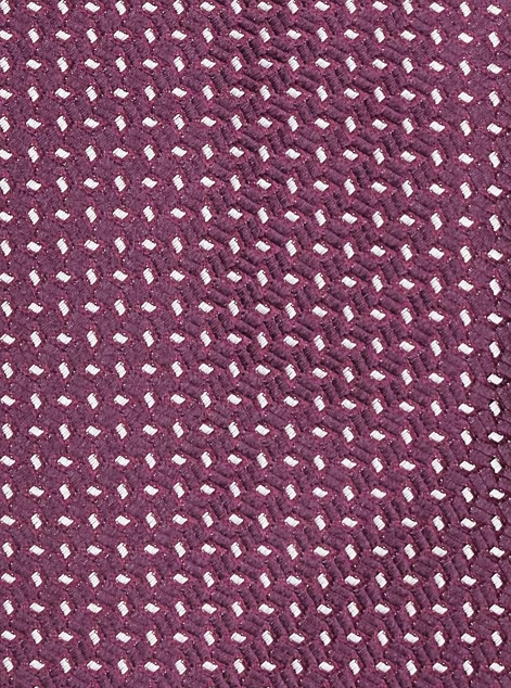 Burgundy micro-patterned silk tie