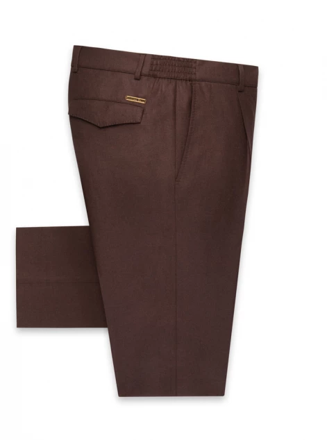 Pure virgin wool casual trousers