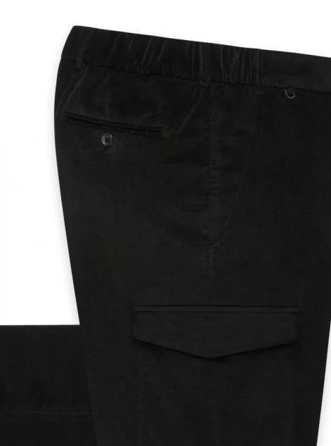 Cotton blend cargo trousers