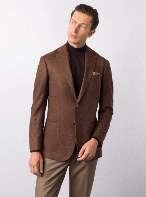 Deconstructed two-button jacket